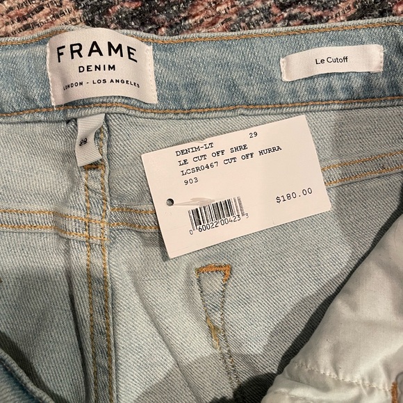 Frame Denim Le Cut Off Shorts nwt sz 29 - Picture 8 of 12